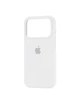 Чохол для iPhone 18 Pro силіконовий Soft-touch Silicone Case Full Size (AA) White - зображення 3