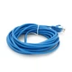 Патч-корд литий RITAR CCA UTP RJ45 Cat.5e 7m синій - зображення 2