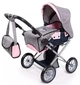 Wózek dla lalki Bayer Design City Star Butterfly Grey-Pink 13627AA (4003336136272) - obraz 1