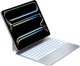 Etui z klawiaturą na tablet Typecase Edge Pro do Apple iPad Pro 13" M4 2024 / M5 2025 Silver (KB206AU-130P-D-SLV-WHT-U-US-C1) - obraz 2