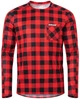 Джерси эндуро USWE Flannel Jersey красное, размер XL - изображение 4
