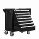 Тележка инструментальная Kraft&Dele KD1070 на 7 ящиков 77×46×72 см серо-черный - зображення 5