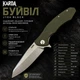 Ніж складний Karda Буйвіл J104 Green - изображение 1