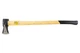 Топор-колун MASTERTOOL, 2000 г, HRC 50, рукоятка из дерева с полимерной защитой, 900 мм. Yellow and Black (05-0132) - изображение 5