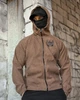 Олимпийка мужская Born Of War Eagle Койот милитари стрейч-вельвет с капюшоном вм4742 XL - изображение 3