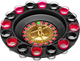 Алкогольная рулетка Drinking Roulette Set i3-90 на 16 рюмок диаметр 30 см материал пластик и стекло - изображение 5