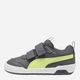 Детские кеды для мальчика Puma Multiflex 2 31215213 34 (1.5UK) Серый/Зеленый (4070032724843) - изображение 1