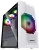 Корпус 2E GAMING Turbo G2057W без БЖ 2xUSB3.0, 1xUSB2.0, 1x200мм ARGB, 3x120мм ARGB, VGA 345мм, LCS ready, HUB, TG боковая панель, ATX, белый. - изображение 1