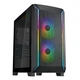 Корпус SilverStone Fara FA312Z-BG без БП, 2xUSB3.0, 2x140мм, ARGB VGA 365мм, LCS ready, TG боковая панель, mATX, черный. - изображение 2
