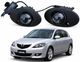 Светодиодные противотуманные фары Mazda 3 (2003-2009) (Белый/Желтый) управление через телефон - изображение 1