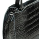 Сумка женская Alex Rai натуральная плотная кожа, каркасная с тремя отделениями на магнитах и молнии PR-260917-42208 черный - изображение 5