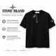 Мужская футболка хлопковая Stone Island L Black - изображение 1