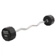 Штанга неразборная с фиксированным весом изогнутая PEV HAMMER STRENGHT TA-9978-50 50кг Серый - изображение 2
