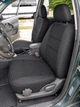 Чехлы на сиденья Мерседес W203 С-Клас (Mercedes C-Class W203) 2000-2007, модельные, тканевые, комплект, черные - изображение 1