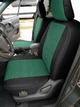 Чехлы на сиденья Мерседес W203 С-Клас (Mercedes C-Class W203) 2000-2007, модельные, тканевые, комплект, зеленые - изображение 2