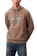 Мужское худи на флисе Calvin Klein 54(2XL) Коричневый (158137) - изображение 1