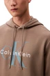 Мужское худи на флисе Calvin Klein 54(2XL) Коричневый (158137) - изображение 4