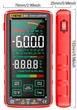 Мультиметр 683 ANENG True RMS, 6000 отсчётов сенсорный NCV аккумуляторный - изображение 3