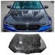 Капот F90-style, кований карбон для BMW 5 серія G30/G31 2017-2023 рр - зображення 3