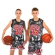 Форма баскетбольная детская NBA клуб Chicago Bulls 23 BA-6644 Черный-белый L рост 128-134 - изображение 2