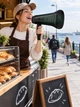 Портативный мегафон с Bluetooth, USB, TF-картой, FM-радио, записью звука и солнечной батареей, 8 Вт, 1200 мА·ч, черный - изображение 8