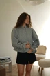 Женский жакет из букле, короткий крой, серый, размеры S-L - изображение 7