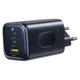 Быстрая зарядка для телефона USB Type-C / Сетевое зарядное устройство Baseus PicoGo AE11 Fast Charger 100W (1USB-A/2C) (E01214) (черный Cosmic Black) - изображение 4