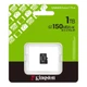 Карта памяти microSDXC, 1Tb, Canvas Select Plus, Class 10 UHS-I U3 V30 A1, без адаптера Kingston 000358058 - изображение 3