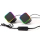 Колонки "Cubix 2.0", Black, 6 Вт (2x3 Вт), 3.5 мм, RGB подсветка ColorWay 000358326 - изображение 2