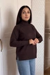 Светр INEDIT 10630 Brown ONE SIZE - изображение 1