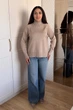 Светр INEDIT 10630 Beige ONE SIZE - изображение 4