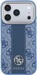 Etui na smartfon Guess 4G with Stripe Round and Classic Logos MagSafe do Apple iPhone 18 Pro / Apple iPhone 17 Pro Niebieskie (3666339652586) - obraz 3
