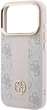 Etui na smartfon Guess 4G with Stripe Round and Classic Logos MagSafe do Apple iPhone 18 Pro / Apple iPhone 17 Pro Pink (3666339652623) - obraz 5