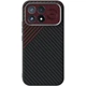 Защитный чехол ABEEL Carbon Fiber Case (FP) для Xiaomi Poco F9 Pro - Black / Red - изображение 2