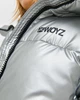 Пуховик з глянцевим ефектом для дівчинки X-Woyz DT-8375-20 60122 128 см сріблястий - зображення 4