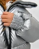 Пуховик з глянцевим ефектом для дівчинки X-Woyz DT-8375-20 60122 128 см сріблястий - зображення 9