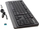 Клавиатура беспроводная A4Tech FGK10 Wireless Grey/Black (4711421004046) - изображение 5