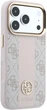 Чохол для смартфона Guess 4G with Stripe Round and Classic Logos MagSafe для Apple iPhone 18 Pro Max / Apple iPhone 17 Pro Max Pink (3666339652630) - зображення 4