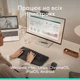Мышка Logitech Signature Comfort Plus M850L Wireless/Bluetooth/USB-C for Business Graphite (910-007704) (357526) - изображение 8