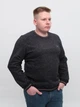 Джемпер мужской сине-коричневый плотный 5415-B-02 5XL - изображение 1