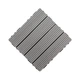 Композитна плитка для тераси, Сіра 30 x 30 x 2,5 см - изображение 2