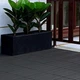 Композитна плитка для тераси, Антрацит 30 x 30 x 2,5 см - изображение 4