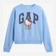 Свитшот на флисе женский GAP 895222578 S Голубой (1162032607) - изображение 5