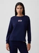 Спортивний костюм на флісі жіночий GAP 658921787 2XL Синій (1162457687) - зображення 4