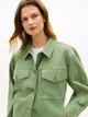 Куртка-рубашка демисезонная женская Tommy Hilfiger 222610435 L Зеленая (1162572011) - изображение 6