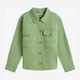 Куртка-рубашка демисезонная женская Tommy Hilfiger 222610435 S Зеленая (1162570381) - изображение 7