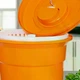 Сушка для салата One Chef Оранжевая из полипропилена на 12 л профессиональная ручная 30х32 см (163-135-105057) - изображение 7