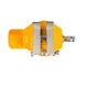 Тиски слесарные поворотные MASTERTOOL, 40 мм. Yellow (07-0200) 4746288 - изображение 3