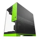 Корпус Geometric Future Model 3 Glass без БП Black/Green (GEO-M3-BNV) - изображение 7