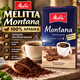Кофе молотый 515 г Melitta Montana 100% арабика средней обжарки натуральный кофе средний помол орехово шоколадный вкус ароматный напиток с кофеином легкой кислинкой вакуумная упаковка - изображение 1
